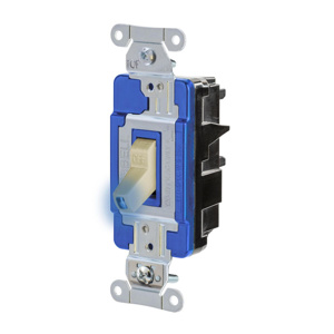 Hubbell Wiring 3-Way, SPST Toggle Light Switches 15 A 120/277 V <em class="search-results-highlight">EdgeConnect</em>™ HBL® Extra Heavy Duty HBL1203ST Ivory