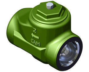 Cameron Wheatley 822 Series Carbon Steel Threaded Ends Check Valves 2 in 3600 PSI
