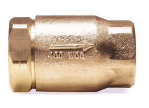 Apollo Valves 61-100 Series Bronze Threaded Ends In-line Check Valves 1 in 400 PSI Apollo Valves 61-100 Series Bronze Threaded Ends In-line Check Valves 1 in 400 PSI