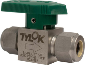 Tylok P4 Stainless Steel Double Ferrule Plug Valves 3/8 in 150 psi