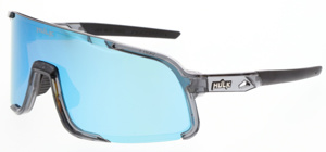 MCR Safety Glasses Anti-scratch Gold Mirror Crystal Gray