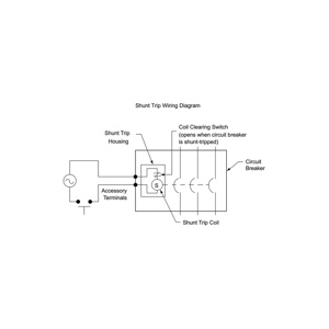 Square D QO™ QOB Bolt-on Shunt Trip Miniature Circuit Breakers 40 A 120 VAC 22 kAIC 1 Pole