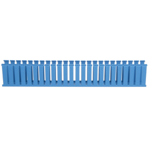 Panduit Panduct® Type G Wide Slot Wire Duct 1.25 in x 3.12 in x 6 ft Intrinsic Blue