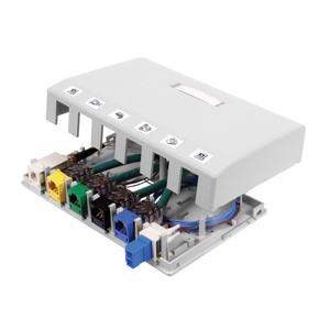 Hubbell Premise iStation HSB6 Six Port Surface Mount Boxes