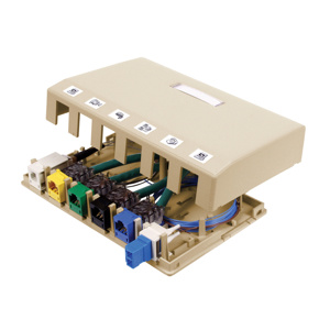 Hubbell Premise iStation HSB6 Six Port Surface Mount Boxes