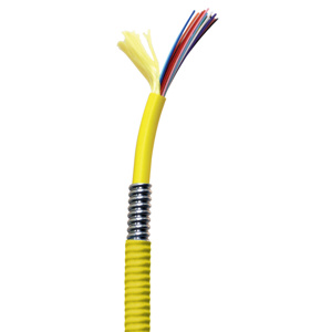 Hubbell Premise Indoor / Outdoor Armored Tight Buffer Plenum Fiber Optic Cable