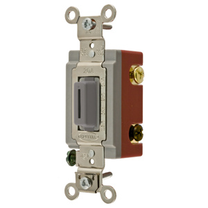 HBL1223LG KYED TGL 3WY 20A 120/277V GRY