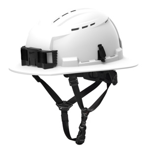 48-73-1650 BLT WHT FULL BRIM HELMET CL-C