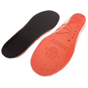 Impacto MEM Anti-fatigue Insoles Mens 10-11, Womens 12-13 Black/Orange