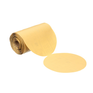 3M Paper Disc Rolls Gold 6 in 320 Aluminum Oxide Stikit™ 216U PSA