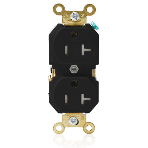 Leviton 5362SGE Series Duplex Receptacles 20 A Extra Heavy-Duty Industrial Specification Grade