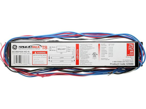 Current Lighting T8HO Fluorescent Ballasts 2 Lamp 120 - 277 V Instant Start Non-dimmable 40/48/58/60/72/96 W