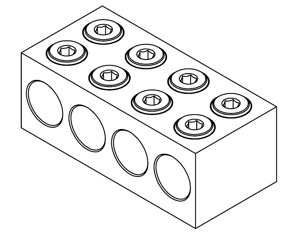 PLH750-6CP CONN 6-POS AL SET SCR W/ CVR