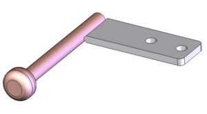 CCL1163B90E2 STIRRUP 2IN CU 2H NEMA PAD