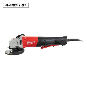 Milwaukee No-lock Braking Grinders 5 in Corded Electric Paddle Switch