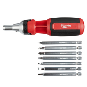 Milwaukee Ratcheting Multi-bit Screwdrivers 9-in-1 Piece