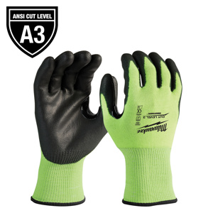 Milwaukee SMARTSWIPE™ Polyurethane-dipped Gloves 2XL High Visibility Yellow<multisep/>Yellow