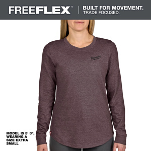Milwaukee FREEFLEX™ Hybrid Shirts Small Purple Womens