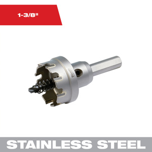 Milwaukee One-piece Hole Saws 1-3/8 in Carbide Tipped