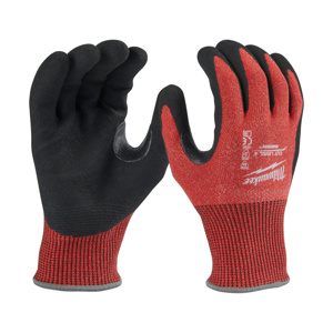 Milwaukee SMARTSWIPE™ Nitrile-dipped Work Gloves Red<multisep/>Black