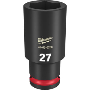 Milwaukee SHOCKWAVE Impact Duty™ Metric Sockets 1/2 in Deep 6 Point 27 mm