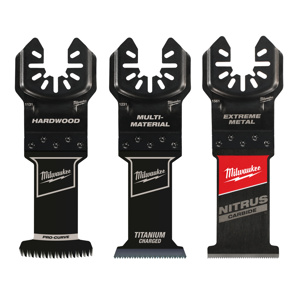 Milwaukee Oscillating Multi-tool Blade Sets 3 Piece 1-3/8 in Metal, Wood