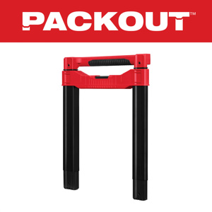Milwaukee PACKOUT™ Rolling Tool Box Handles 19.75 in (Collapsible) Polypropylene Red<multisep/>Black