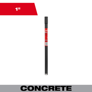 Milwaukee Premium Wet Core Bits 1 x 15 in Diamond Coated 5/8 in