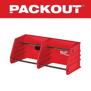 Milwaukee PACKOUT™ Tool / Storage Racks Polypropylene Red 5 x 9.5 x 3.5 in