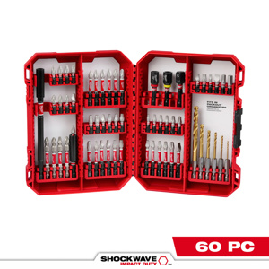 Milwaukee Impact Drill / Driver Bit Sets 60 Piece