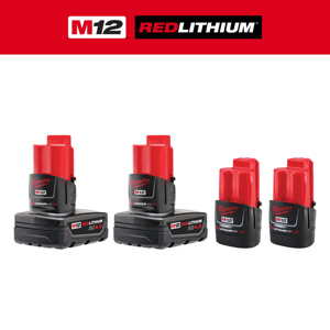 Milwaukee M12™ REDLITHIUM™ XC Batteries M12™ Lithium-ion (Li-ion) Batteries