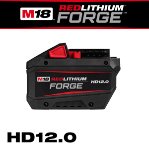 Milwaukee M18™ REDLITHIUM™ FORGE™ HD Batteries M18™ Lithium-ion (Li-ion) Batteries 12 Ah