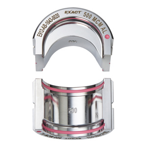 Milwaukee EXACT™ Crimping Tool Dies U Dies 500 kcmil 12 Ton Stainless Steel