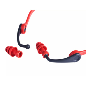 Milwaukee Banded Replacement Earplugs Banded,Uncorded 26 dB NRR Silicon