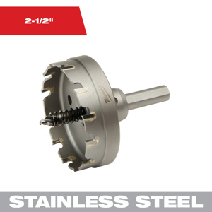 Milwaukee One-piece Hole Saws 2-1/2 in Carbide Tipped