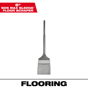 Milwaukee SDS MAX SLEDGE™ Floor Scrapers Steel