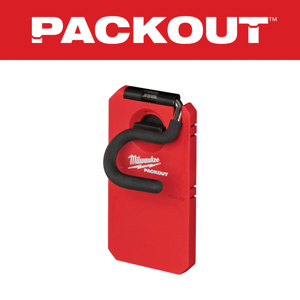 Milwaukee PACKOUT™ Tool Storage Hooks 4 in Polypropylene Red<multisep/>Black