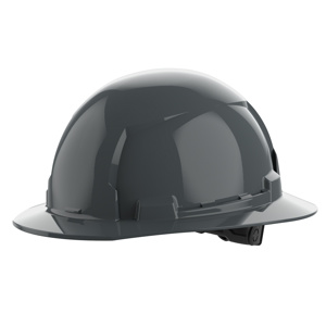 Milwaukee BOLT™ Full Brim Unvented Hard Hats 6.5 - 8.5 in 6 Point Ratchet Gray