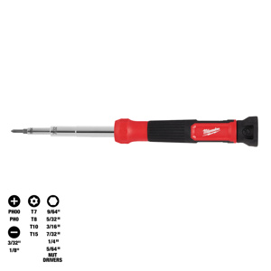 Milwaukee Precision Multi-bit Screwdrivers 4-in-1 Piece