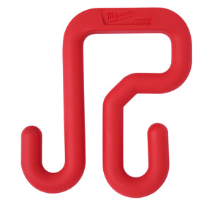 Milwaukee Bucket Hooks 3 in High Density Polyethylene Red
