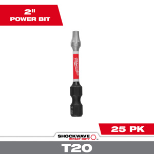 Milwaukee Impact Driver Power Bits T20
