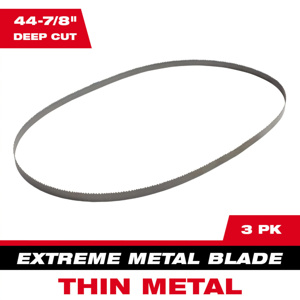 Milwaukee Extreme Thin Metal Bandsaw Blades 44-7/8 in Deep Cut 12/14 TPI
