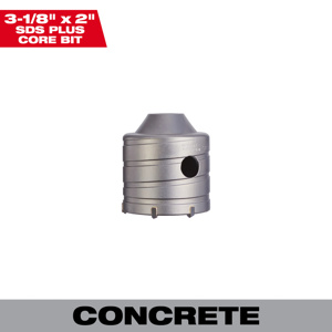 Milwaukee Core Bits 3-1/8 x 2-1/2 in Carbide Tipped