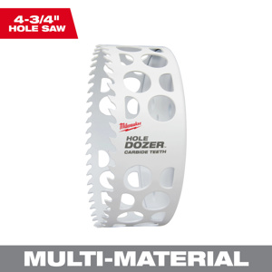 Milwaukee Hole Saws 4-3/4 in Carbide Tipped