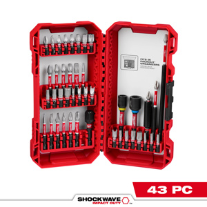 Milwaukee Impact Driver Bit Sets 43 Piece