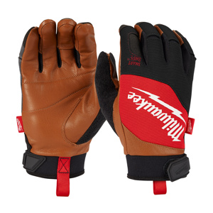 Milwaukee SMARTSWIPE™ Lightweight Goatskin Leather Work Gloves Small Red<multisep/>Brown<multisep/>Black
