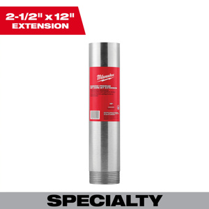 Milwaukee Wet Core Bit Extensions 12.0 in