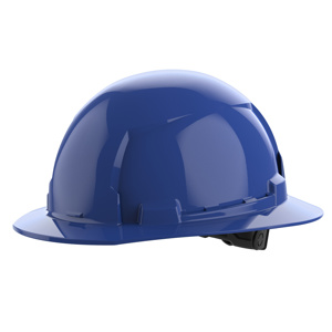 Milwaukee BOLT™ Full Brim Unvented Hard Hats 6.5 - 8.5 in 6 Point Ratchet Blue
