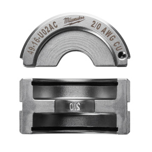 Milwaukee M18™ FORCE LOGIC™ Crimping Tool Dies U Dies 2/0 AWG 6 Ton Stainless Steel