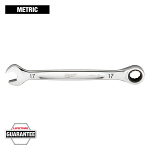 Milwaukee Ratcheting Combination Wrenches Metric 17 mm